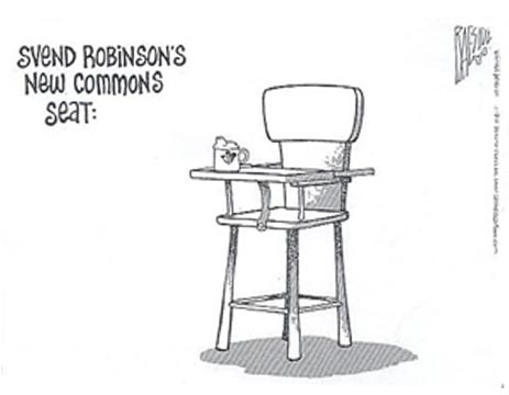 Raeside, Adrian. Svend Robinson's New Commons Seat. Editorial cartoon. The Times Colonist (Victoria), June 1999. Adrian Raeside Collection, Library and Archives Canada.